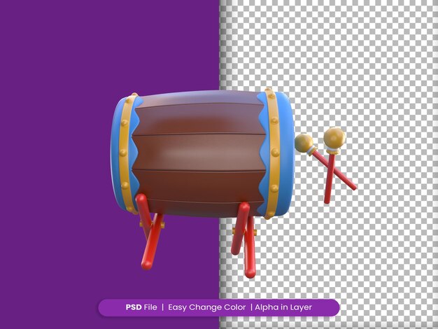 Icono de Ramadán de renderizado 3D