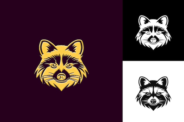 Icono de ratón enmascarado Emblema con frontera urbana Ilustración de ratón curioso Diseño artístico vectorial de animales