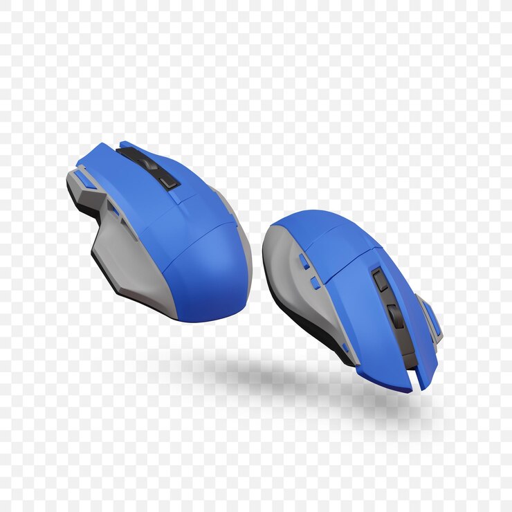 PSD icono de ratón de juego inalámbrico para computadora ilustración de renderización 3d aislada