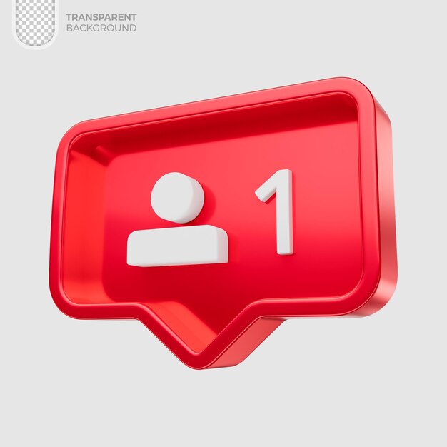 Icono de las redes sociales 3D de Instagram