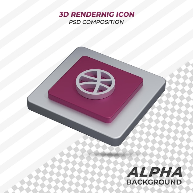 PSD icono de regate en 3d