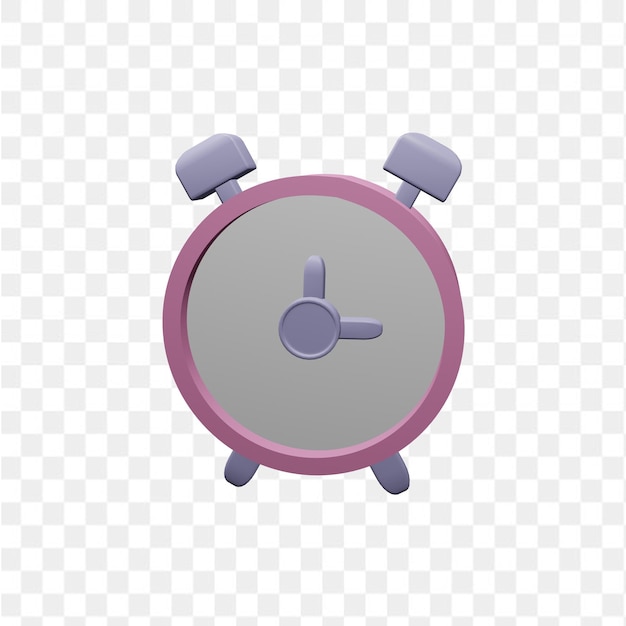 PSD icono de reloj 3d