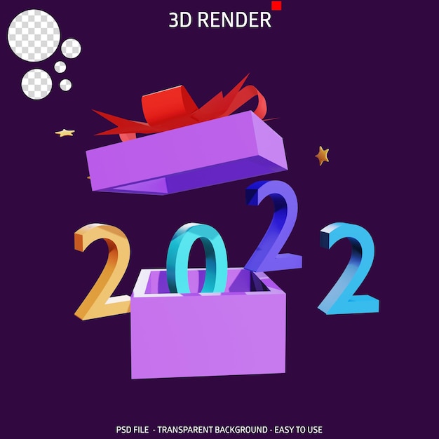 Icono de render 3d nueva esperanza 2022 7