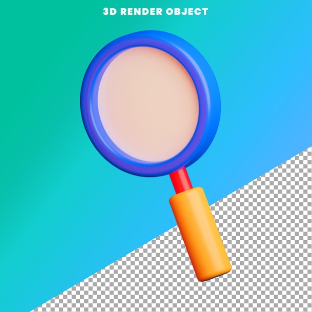 Icono de renderizado 3d premium psd