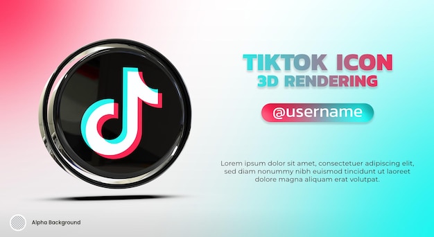 Ícono de REPRODUCCIÓN 3D TIKTOK