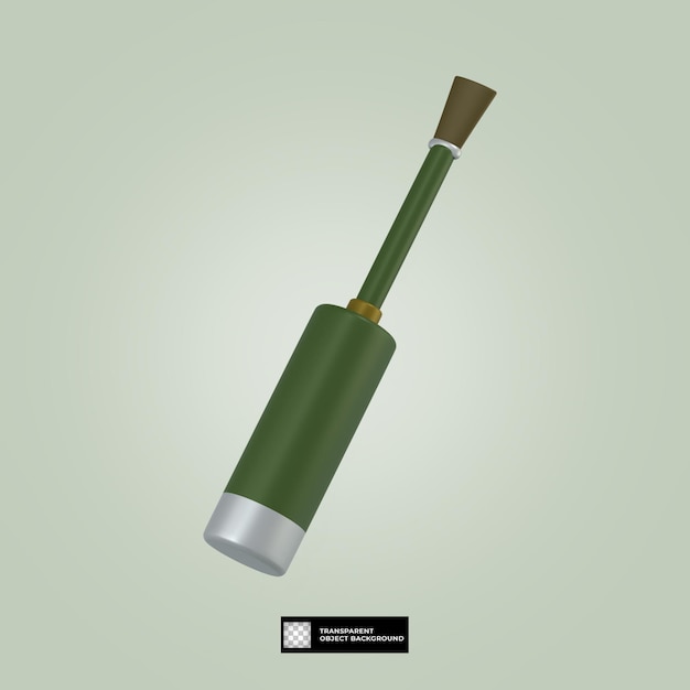 icono de rímel cosmético 3d