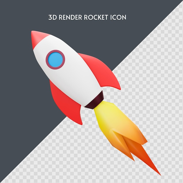 PSD icono rocket