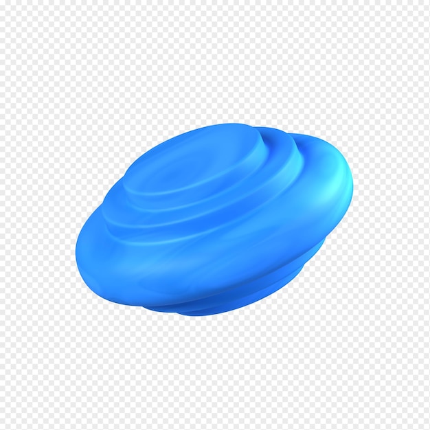 Icono de rodillo de gimnasio 3D con color de gradiente abstracto
