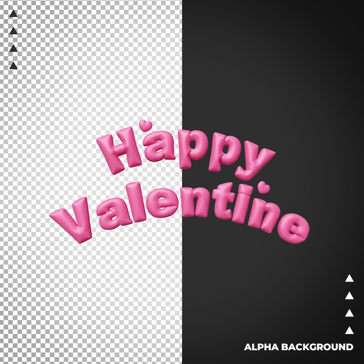PSD el icono de san valentín en 3d