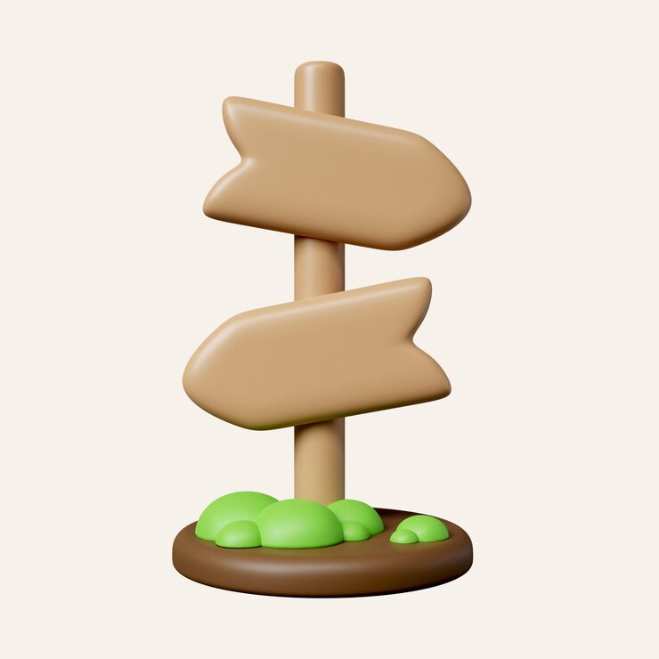 PSD icono de señal de tráfico aislado en fondo blanco ilustración de renderización 3d camino de recorte