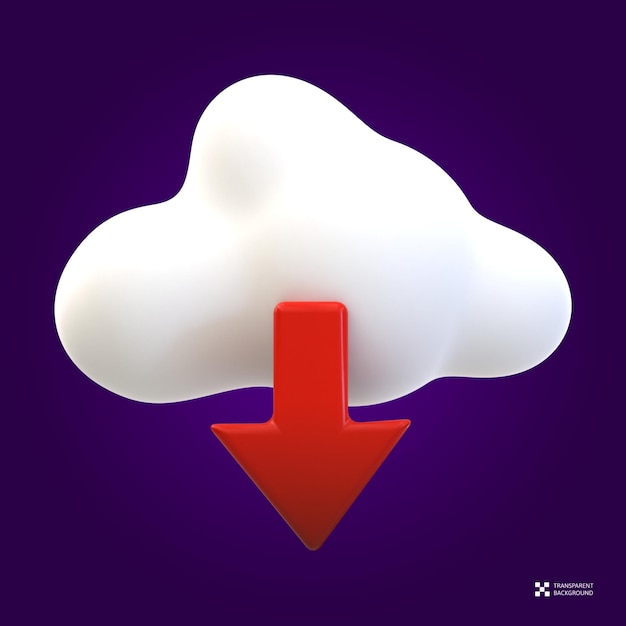 ICONO SEO DE RENDERIZACIÓN 3D - DESCARGA EN LA NUBE