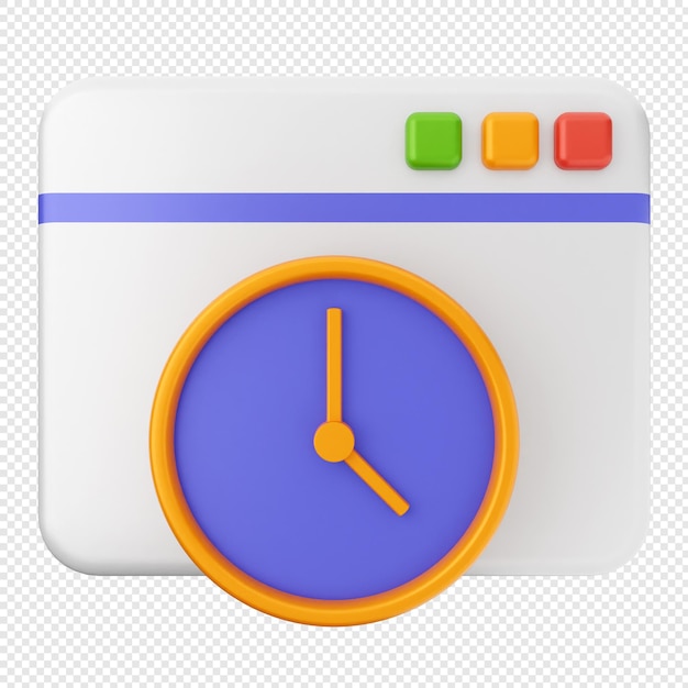 icono de sitio web 3d