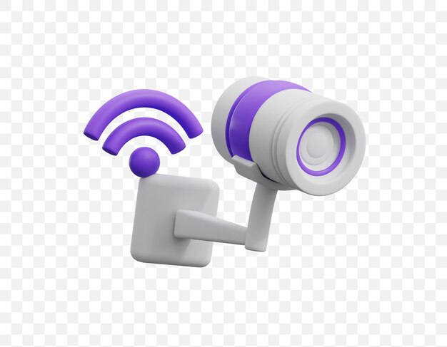 PSD el icono de la smart cctv 3d