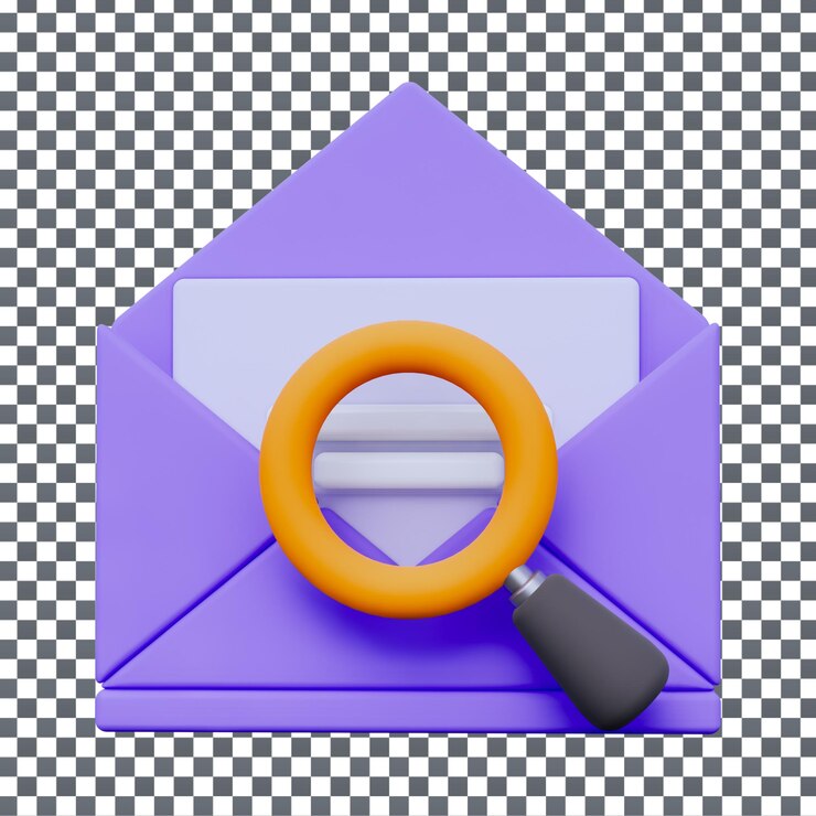 PSD icono de sms psd 3d en un fondo aislado y transparente