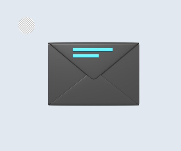 PSD icono del sobre de la dirección de correo electrónico