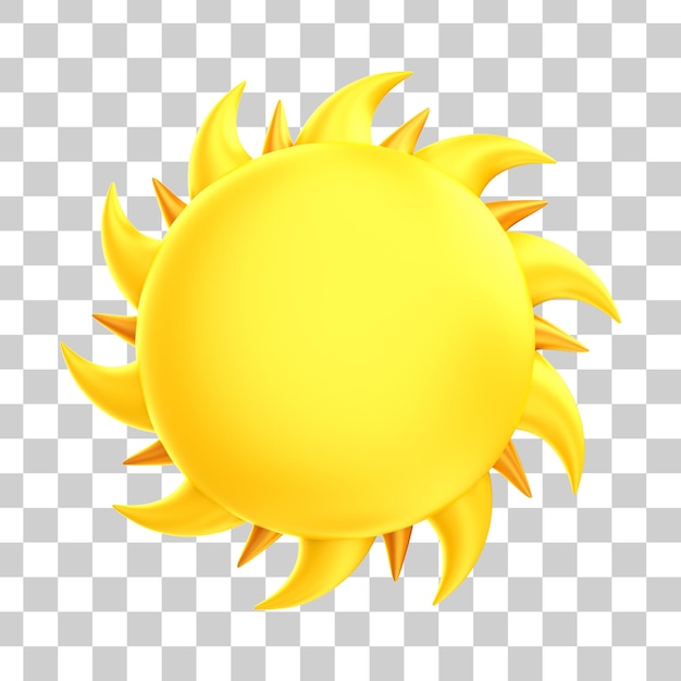 PSD icono de sol