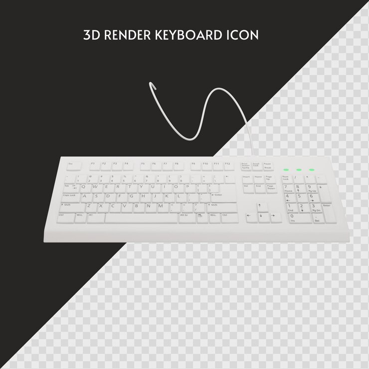 PSD icono de teclado vintage