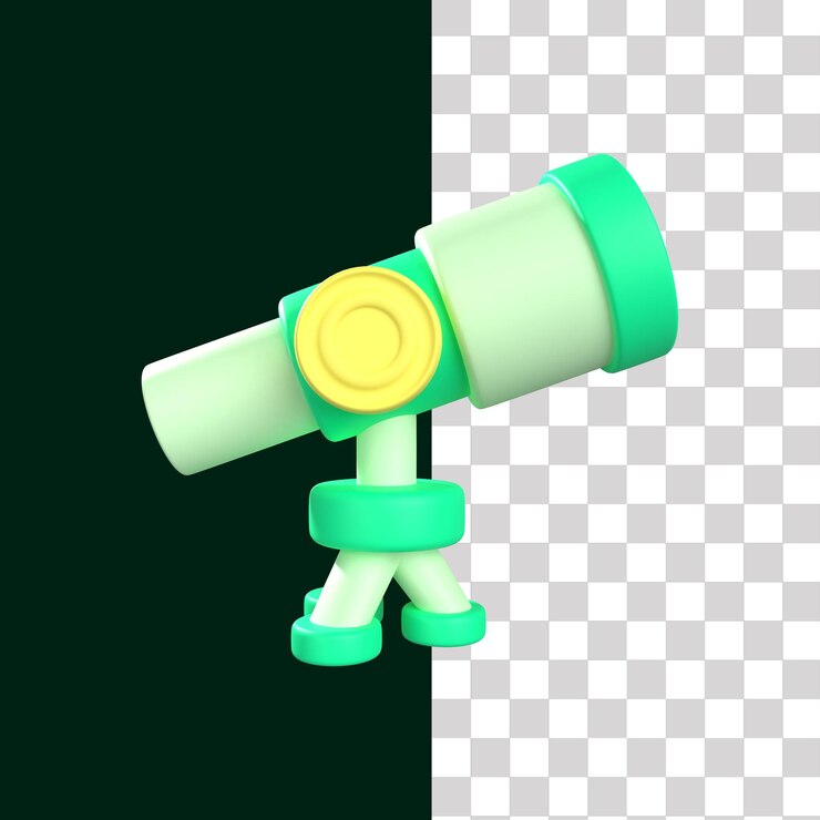 PSD icono del telescopio 3d
