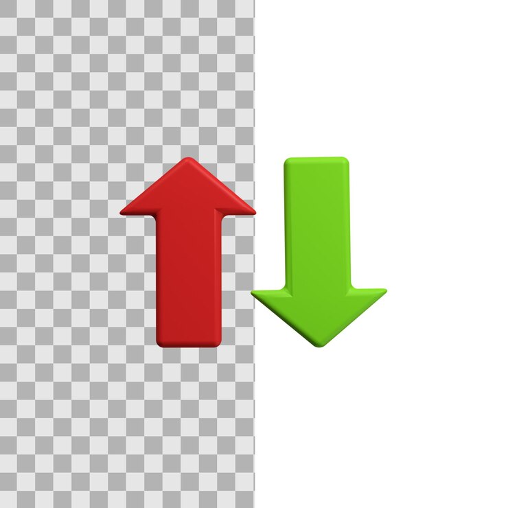 Icono de transferencia de datos móviles simples 3D