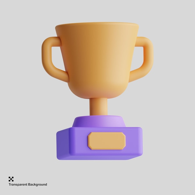 Icono de trofeo 3d