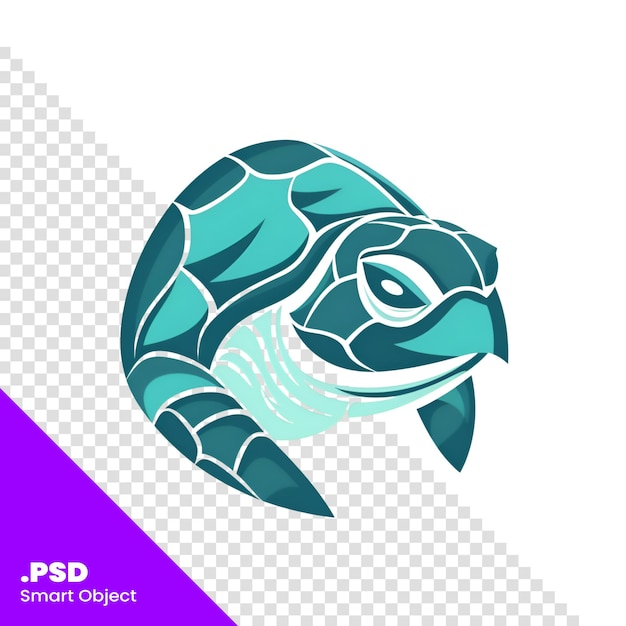 PSD icono de vector de tortuga aislado en fondo blanco para su plantilla psd de diseño de aplicaciones web y móviles