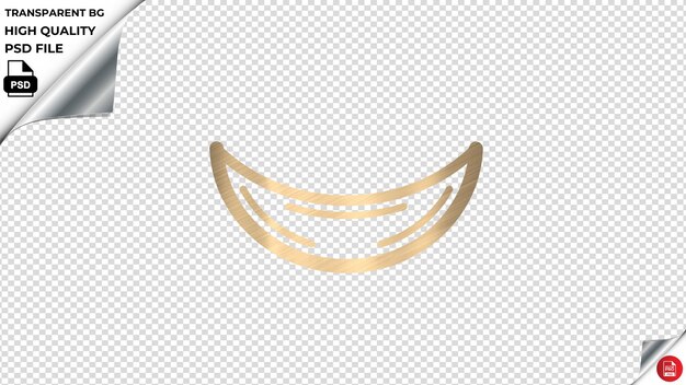 PSD icono vectorial de nido de pájaro 39 colores dorados brillantes psd de textura transparente