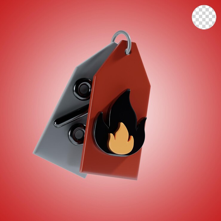 PSD icono de venta en caliente 3d