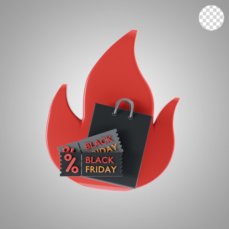 PSD icono de venta en caliente 3d