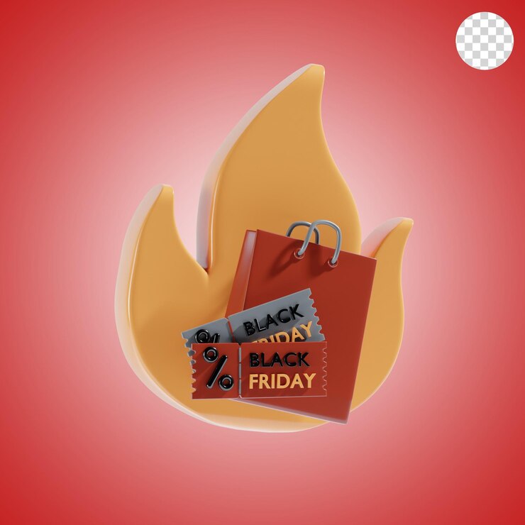 PSD icono de venta en caliente 3d