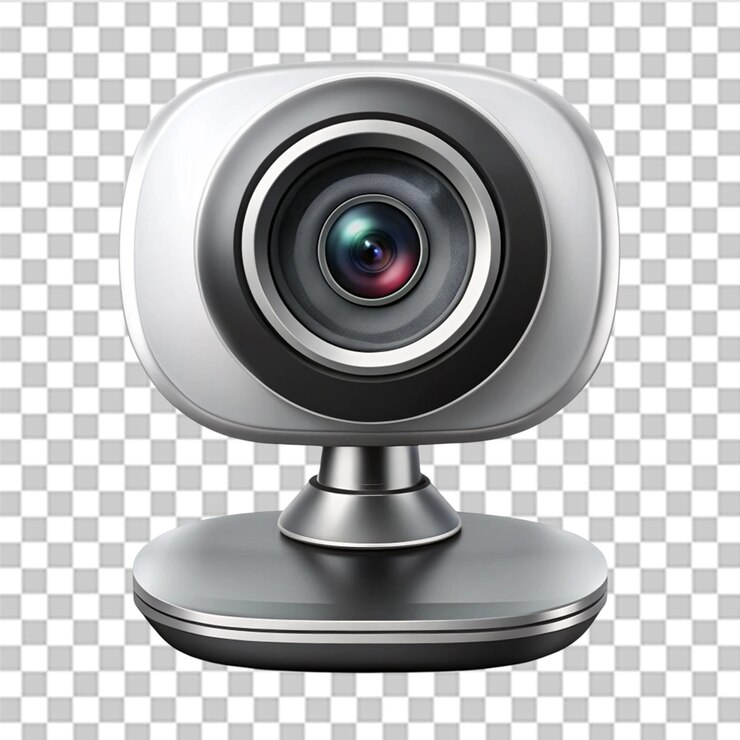 PSD icono de video de la cámara web aislado en un fondo transparente
