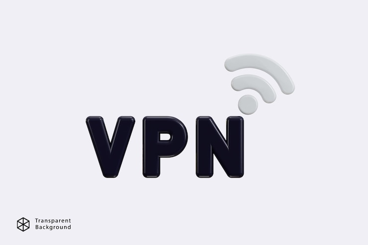 PSD icono de vpn seguro con icono de wifi concepto de icono de seguridad de internet renderizado en 3d