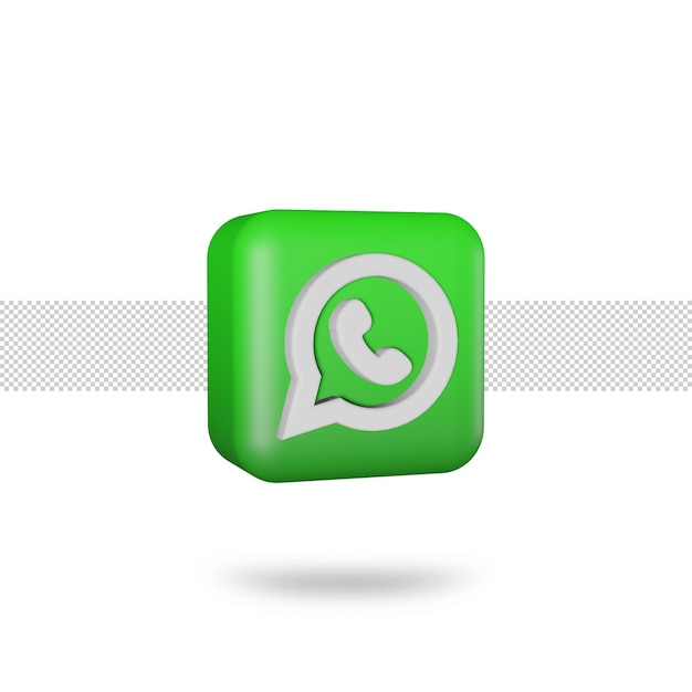 Icono de whatsapp 3d