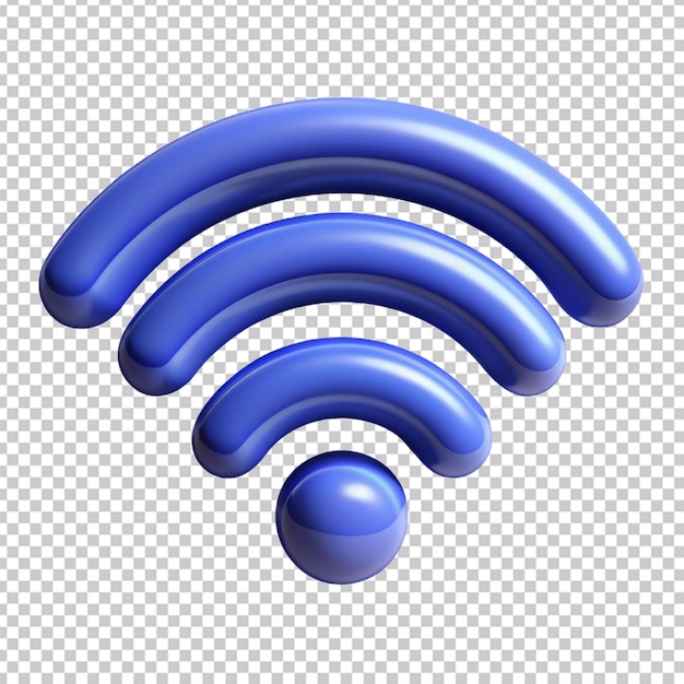PSD el icono de wi-fi 3d