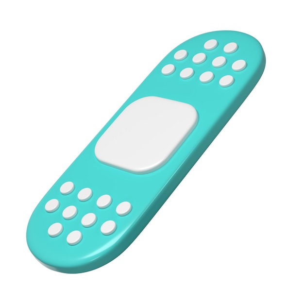 Icono de yeso médico 3D Ilustración de vendaje médico pegajoso