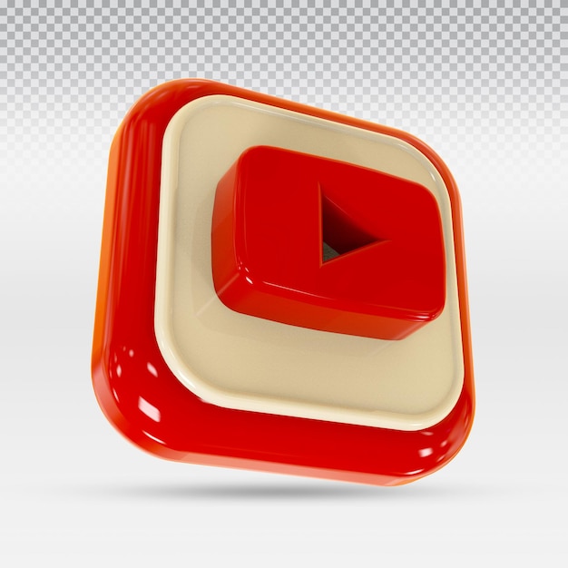 icono de youtube logotipos de la colección de redes sociales en estilo moderno