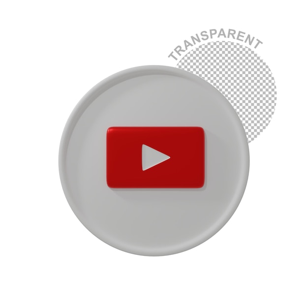 PSD icono de youtube