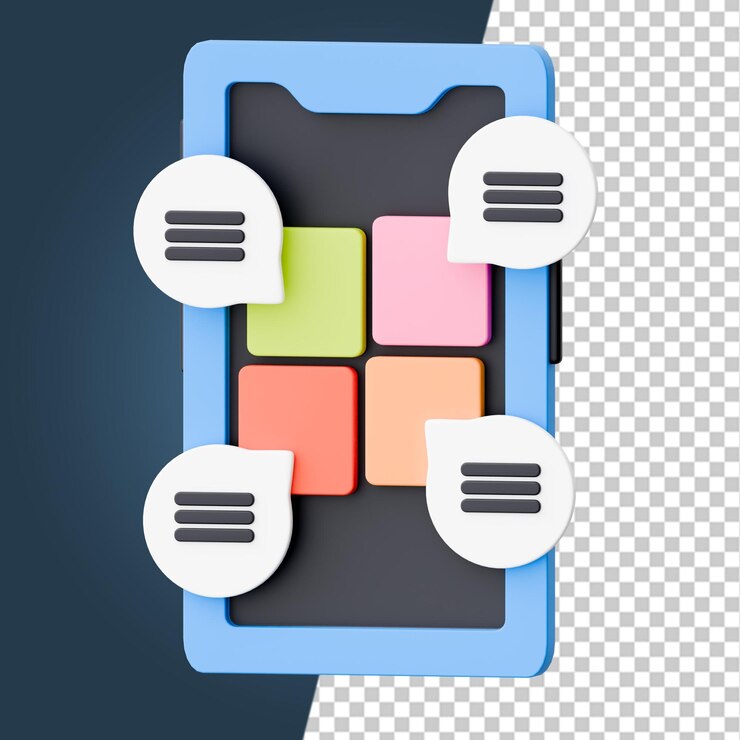 PSD iconos 3d de aprendizaje electrónico render clipart