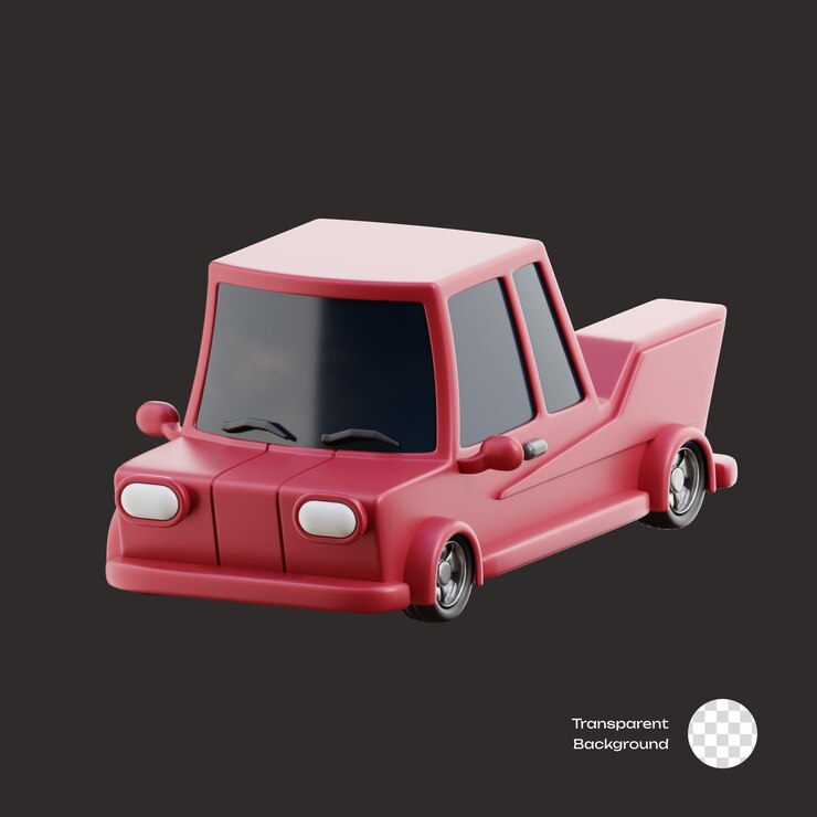 PSD iconos 3d de automóviles