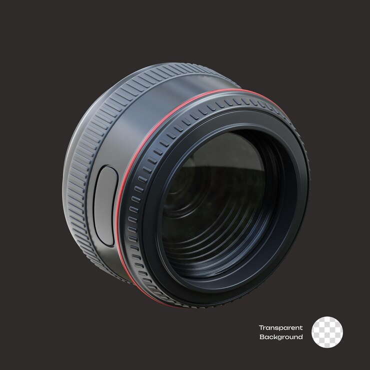 Iconos 3D de Canon EF 50mm también están disponibles.
