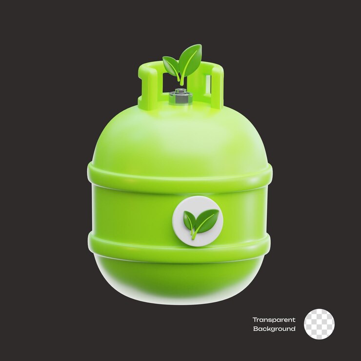 Iconos 3D de Eco Gas