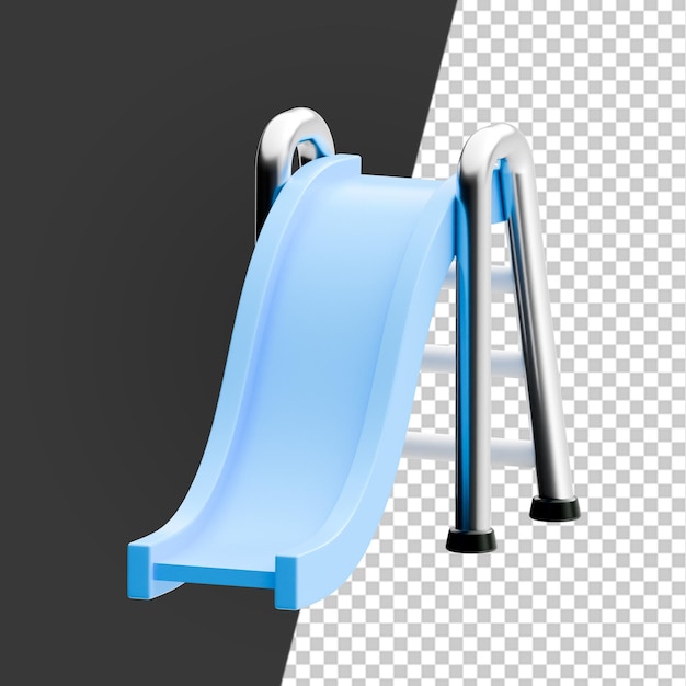 Iconos 3D de instalaciones públicas Render Clipart