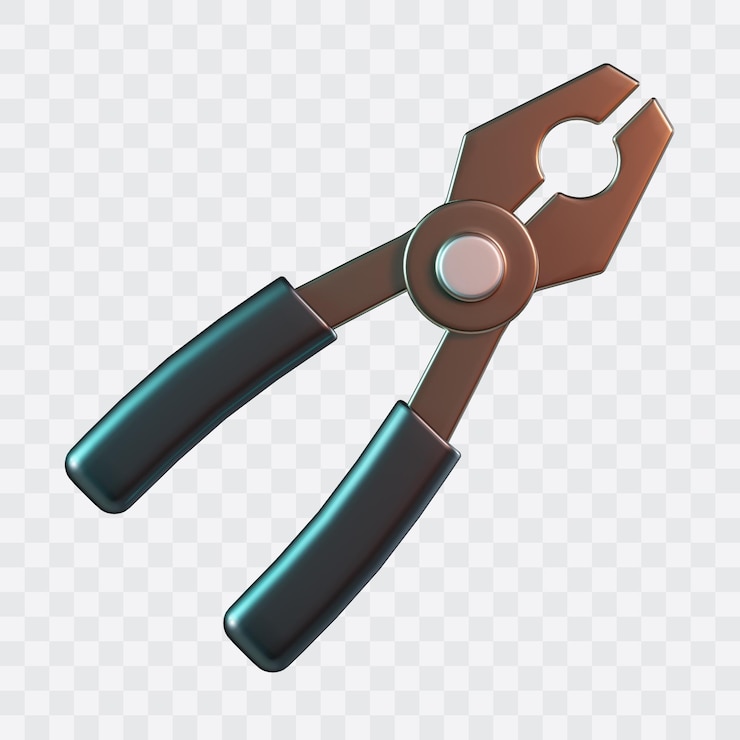 PSD iconos 3d de las pinzas