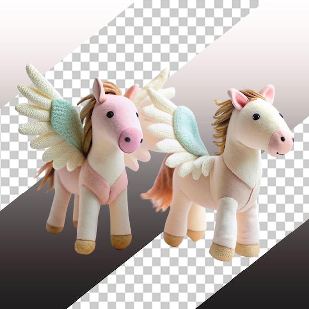 Iconos de caballos en 3d