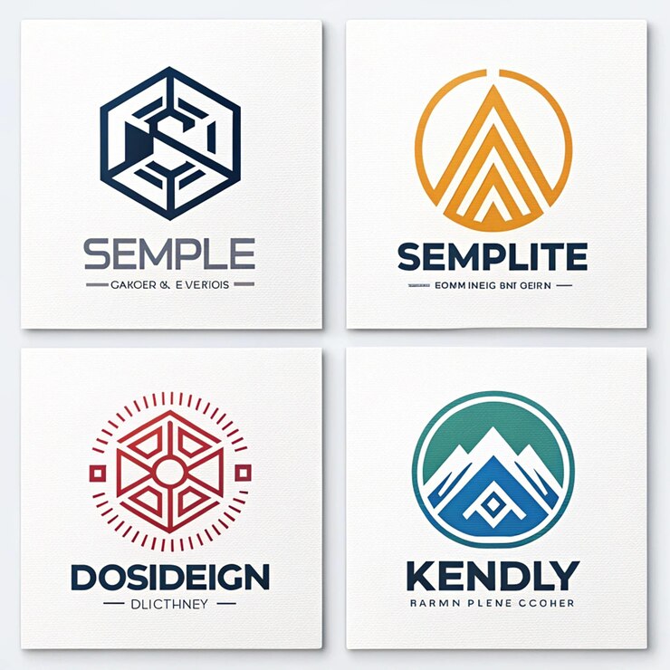 PSD iconos de la compañía tales logotipos abstracto círculo de puntos iconos establecidos concepto de logotipo de medio tono círculo punteado isolado