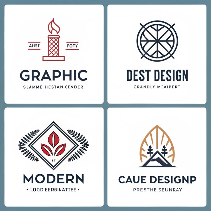 PSD iconos de la empresa, tales como logotipos