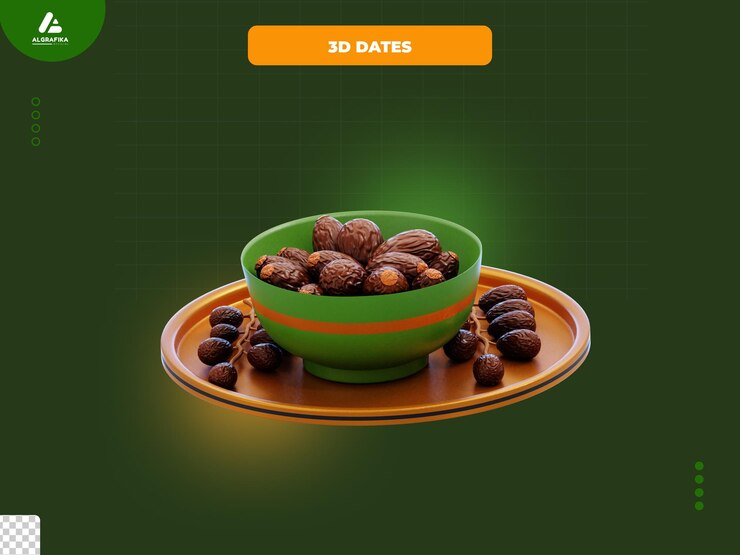 PSD iconos de fechas en 3d