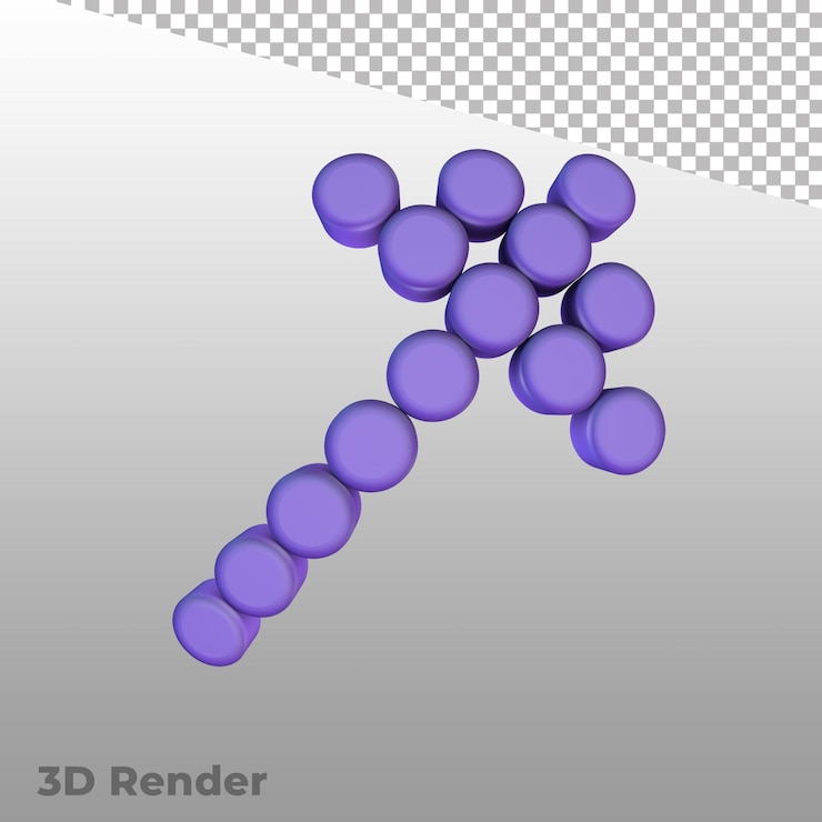 PSD iconos de interfaz de usuario de símbolos de flecha de representación 3d
