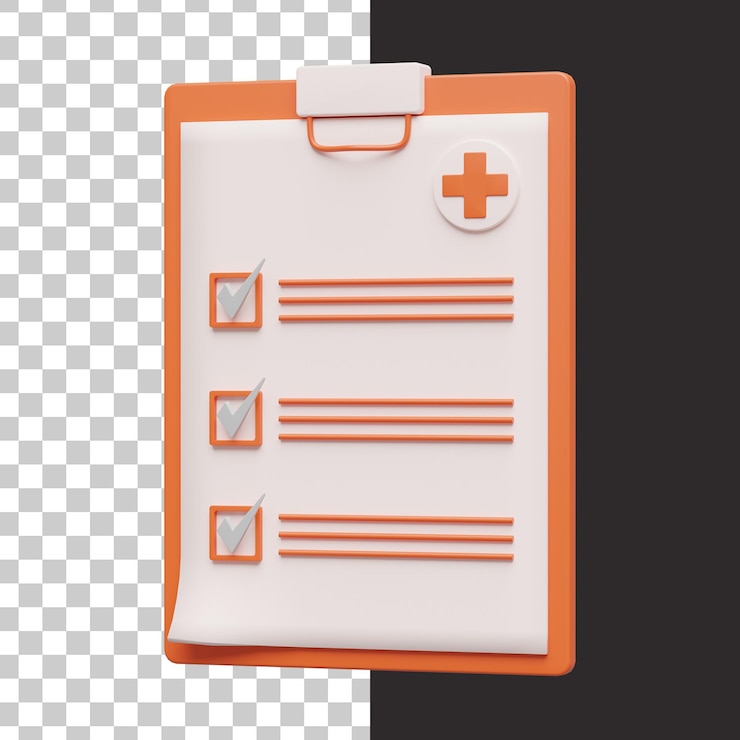 PSD iconos médicos 3d ux ui elementos de diseño web 3d