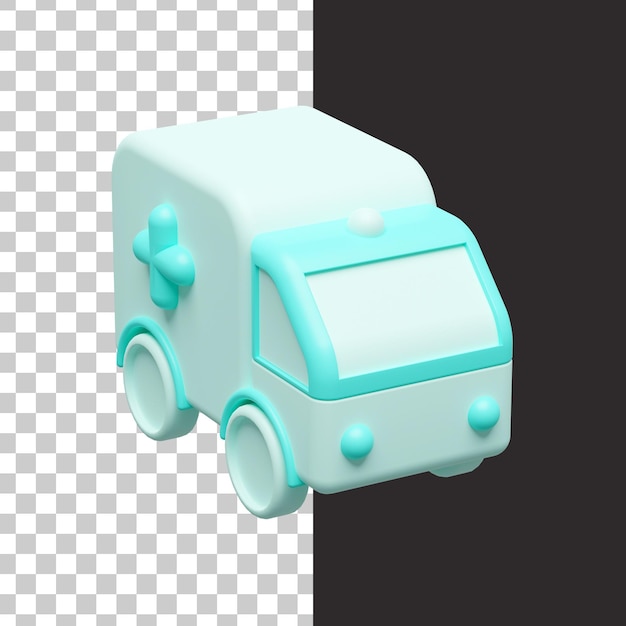Iconos médicos 3D UX UI Elementos de diseño web 3D