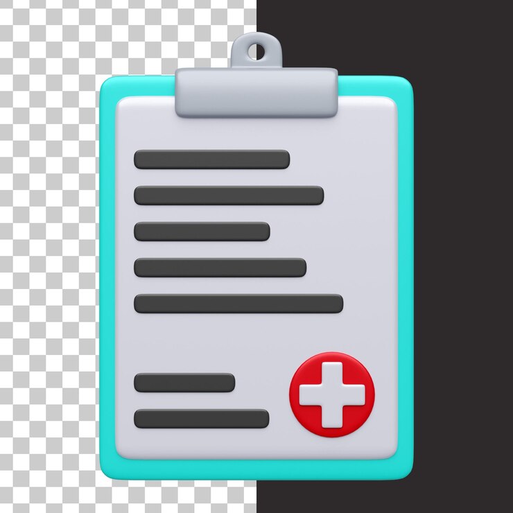PSD iconos médicos 3d ux ui elementos de diseño web 3d